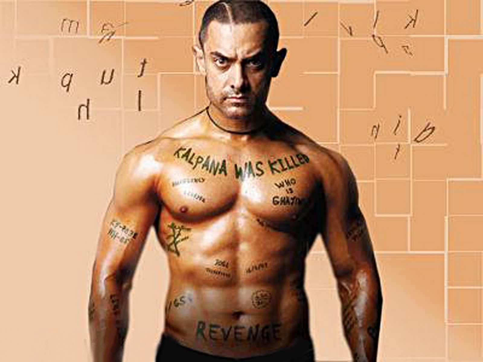 Aamir Khan Look of Ghajini
