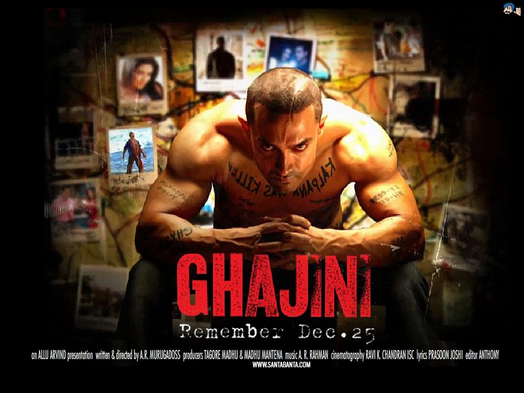 Ghajini Movie Wallpaper