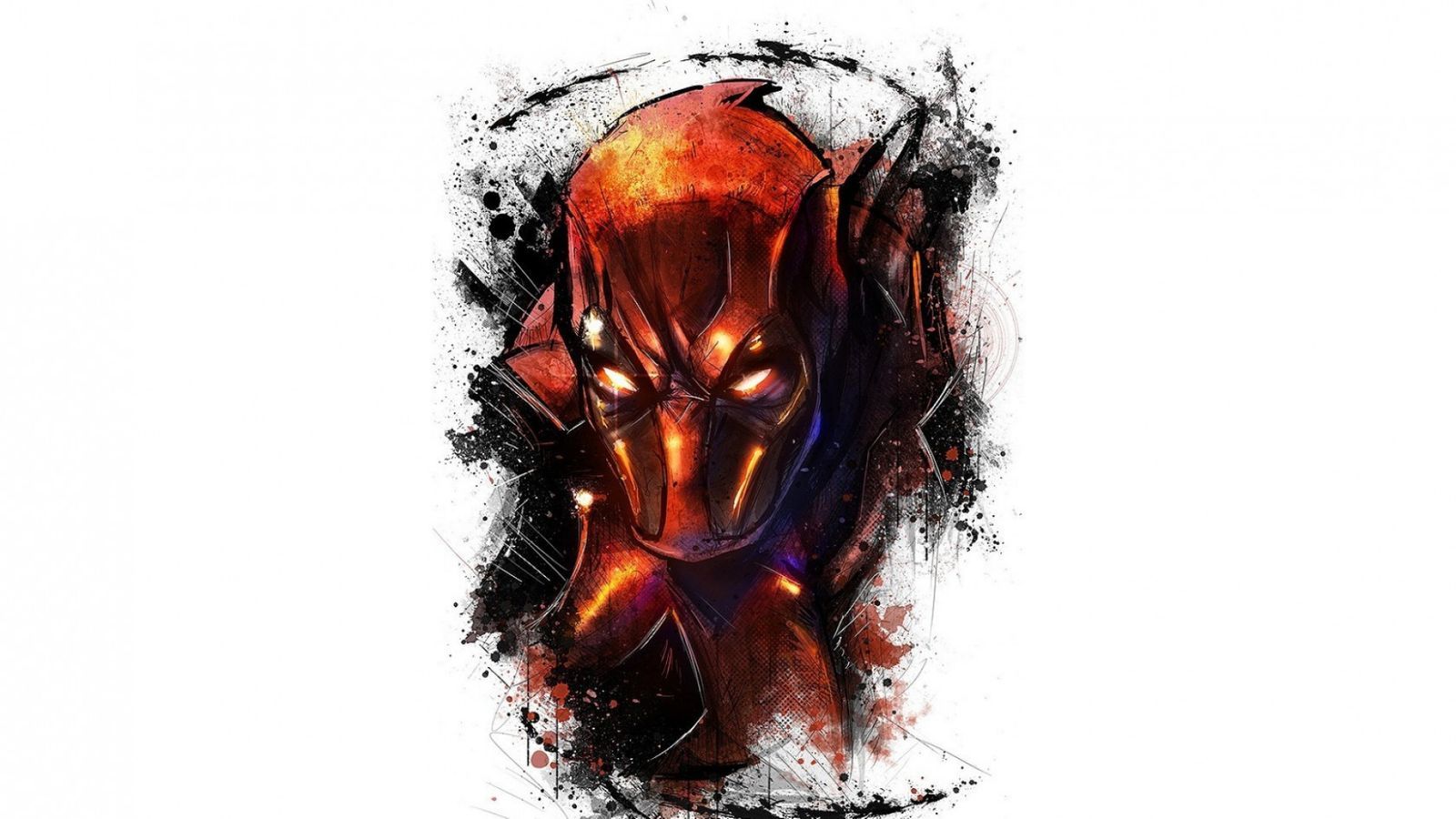 Deadpool Art Face Wallpaper