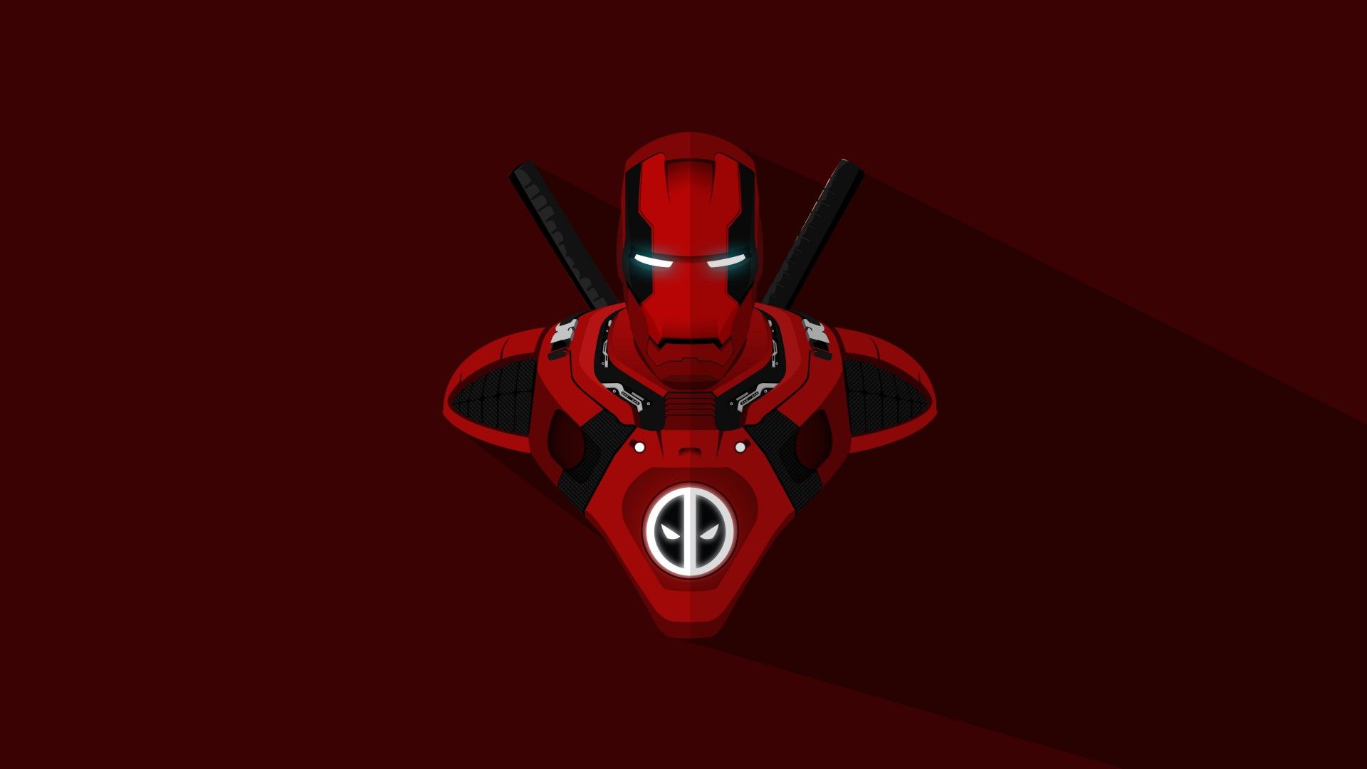 Iron Man Deadpool Crossover Wallpaper