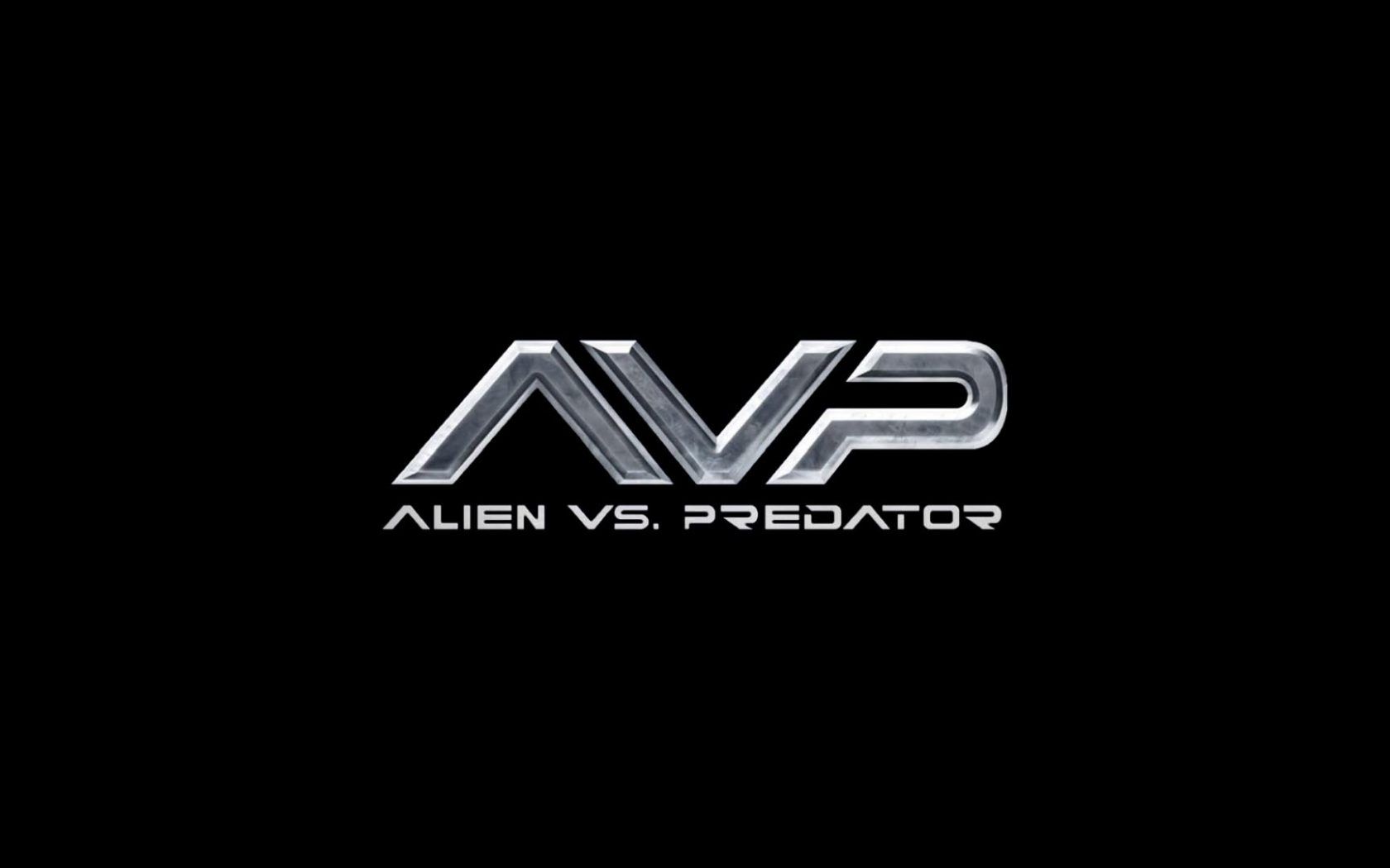 AVP: Alien vs. Predator Logo HD Wallpaper