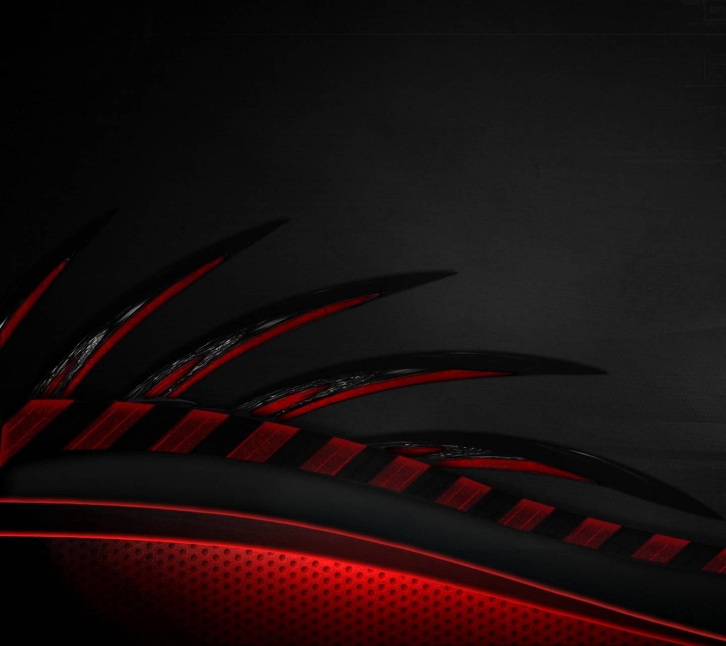 red spikes wallpaper