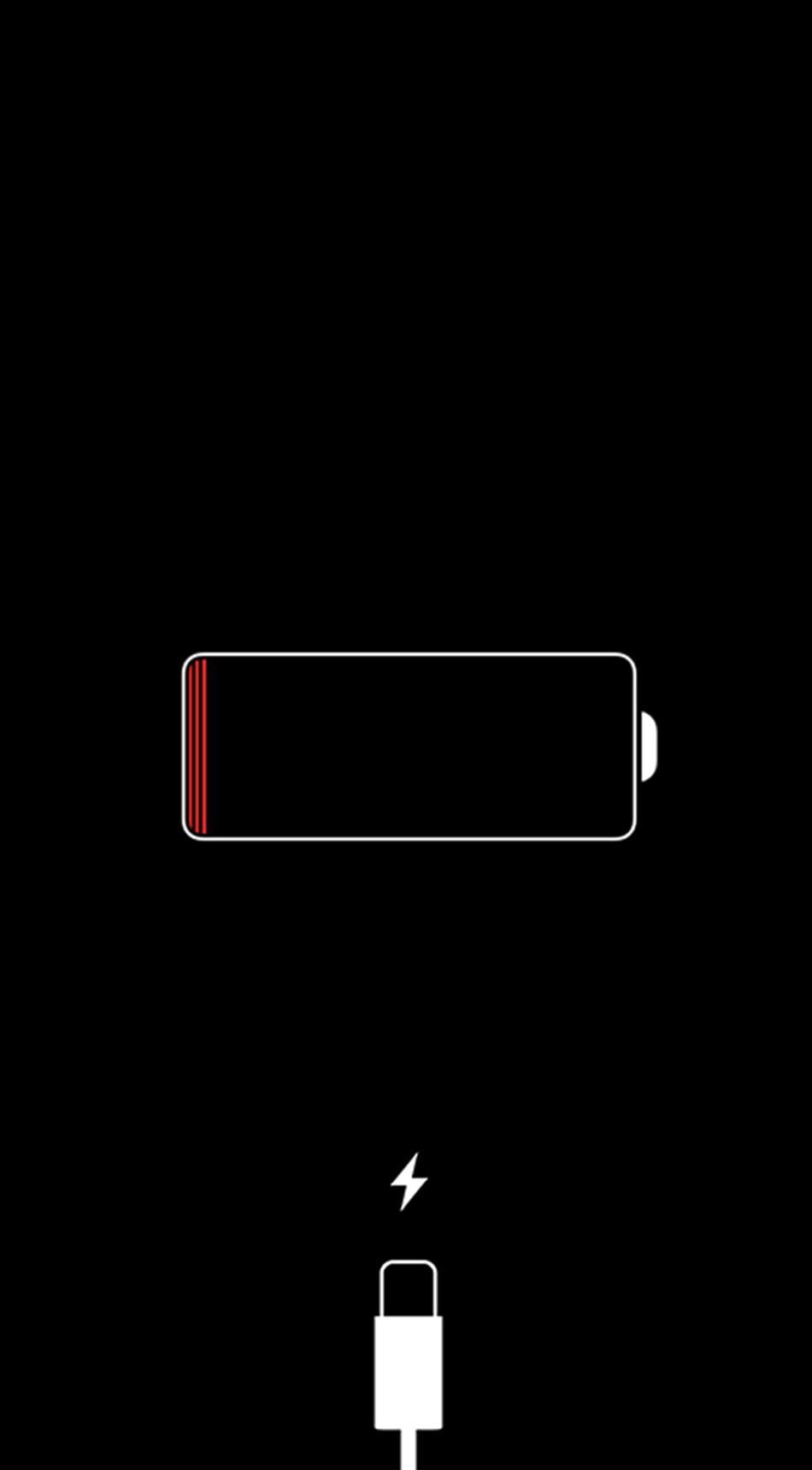 What You Need to Do If You See a Red iPhone Battery Icon. Black wallpaper iphone, Funny iphone wallpaper, Bape wallpaper