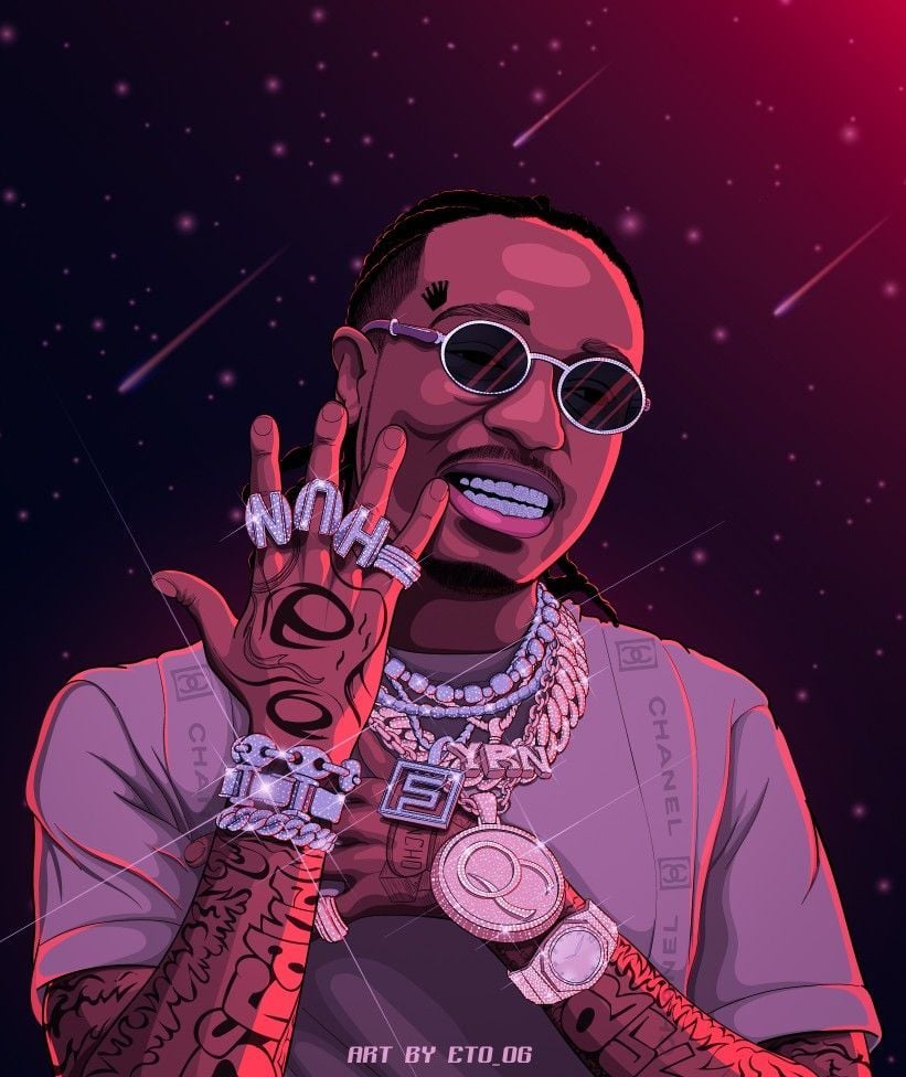 Quavohuncho. Hip hop artwork, Hip hop art, Swag art