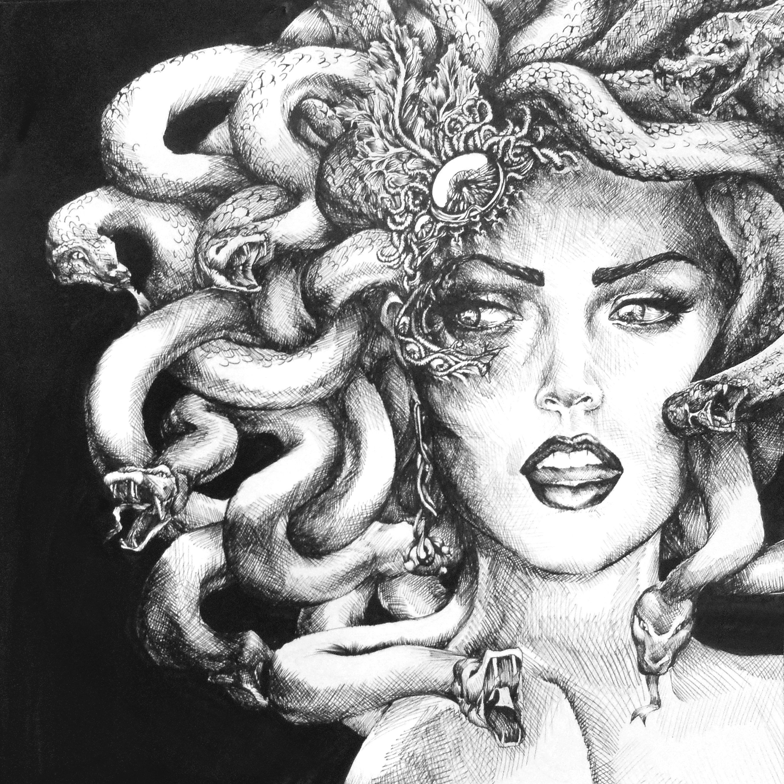 medusa, Monster, Creature, Gods, God, Art, Artwork Wallpaper HD / Desktop and Mobile Background