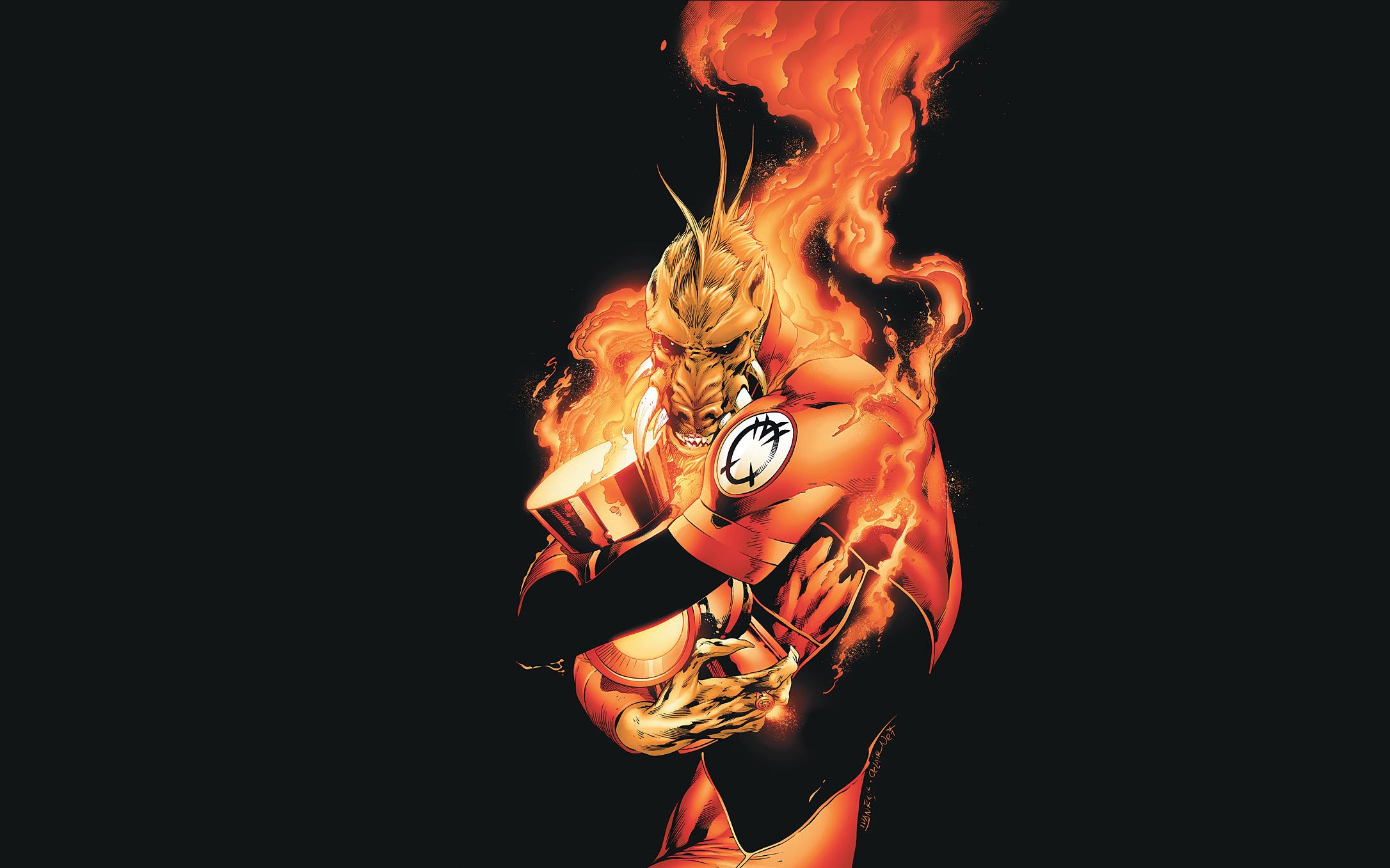 Larfleeze (DC Comics) HD Wallpaper and Background Image