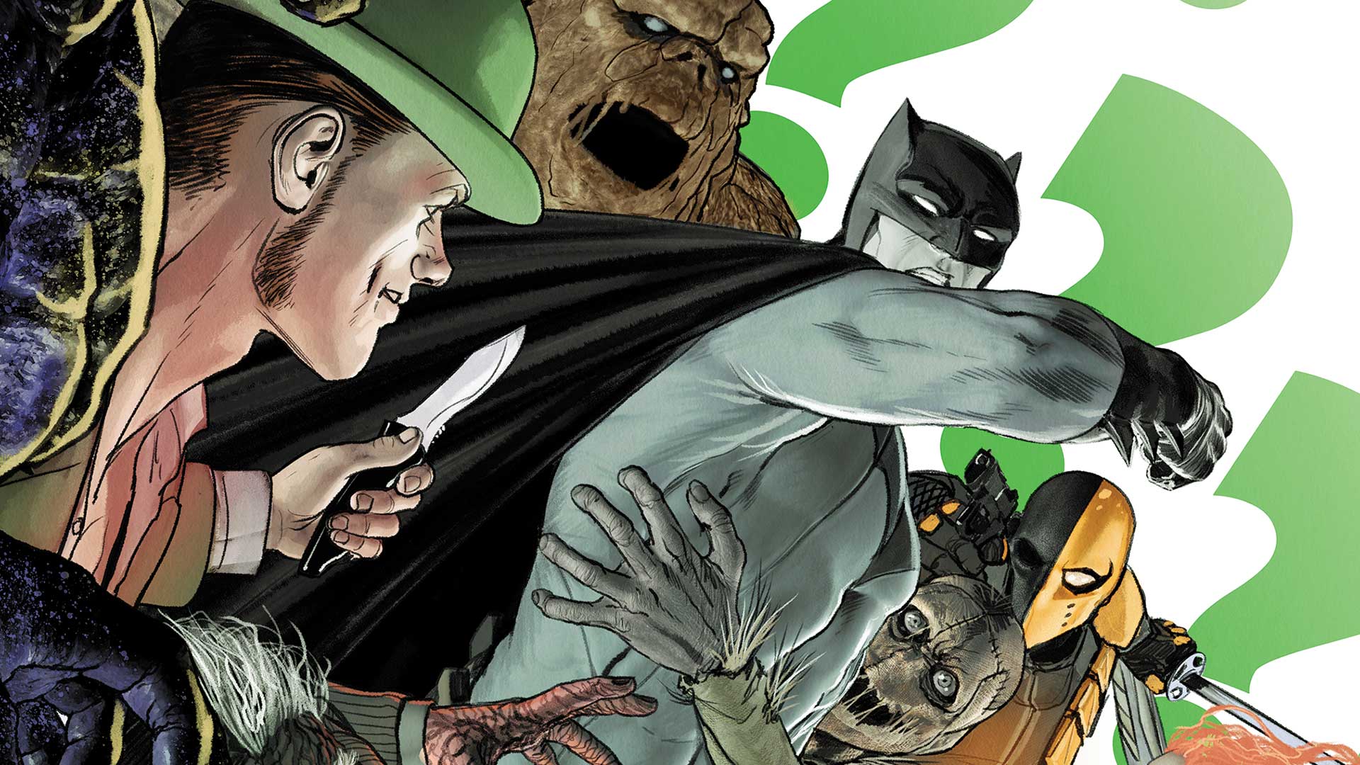 First Look: Batman Throws in With the Riddler