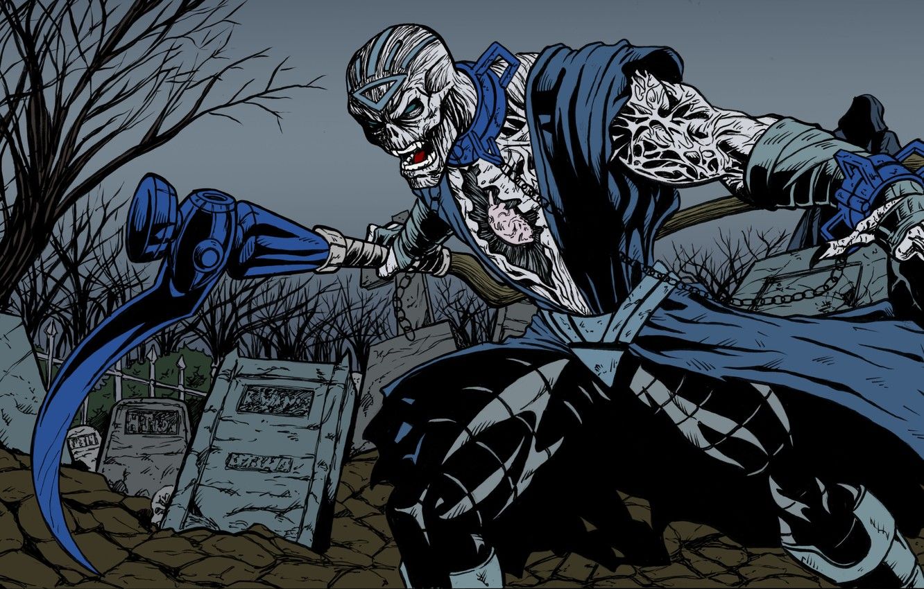 Wallpaper cemetery, staff, cloak, DC Comics, Nekron image for desktop, section фантастика