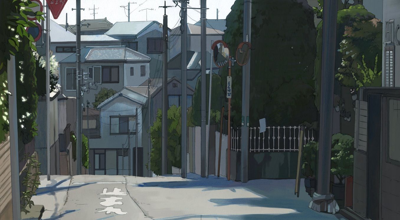 Улицы Японии из аниме