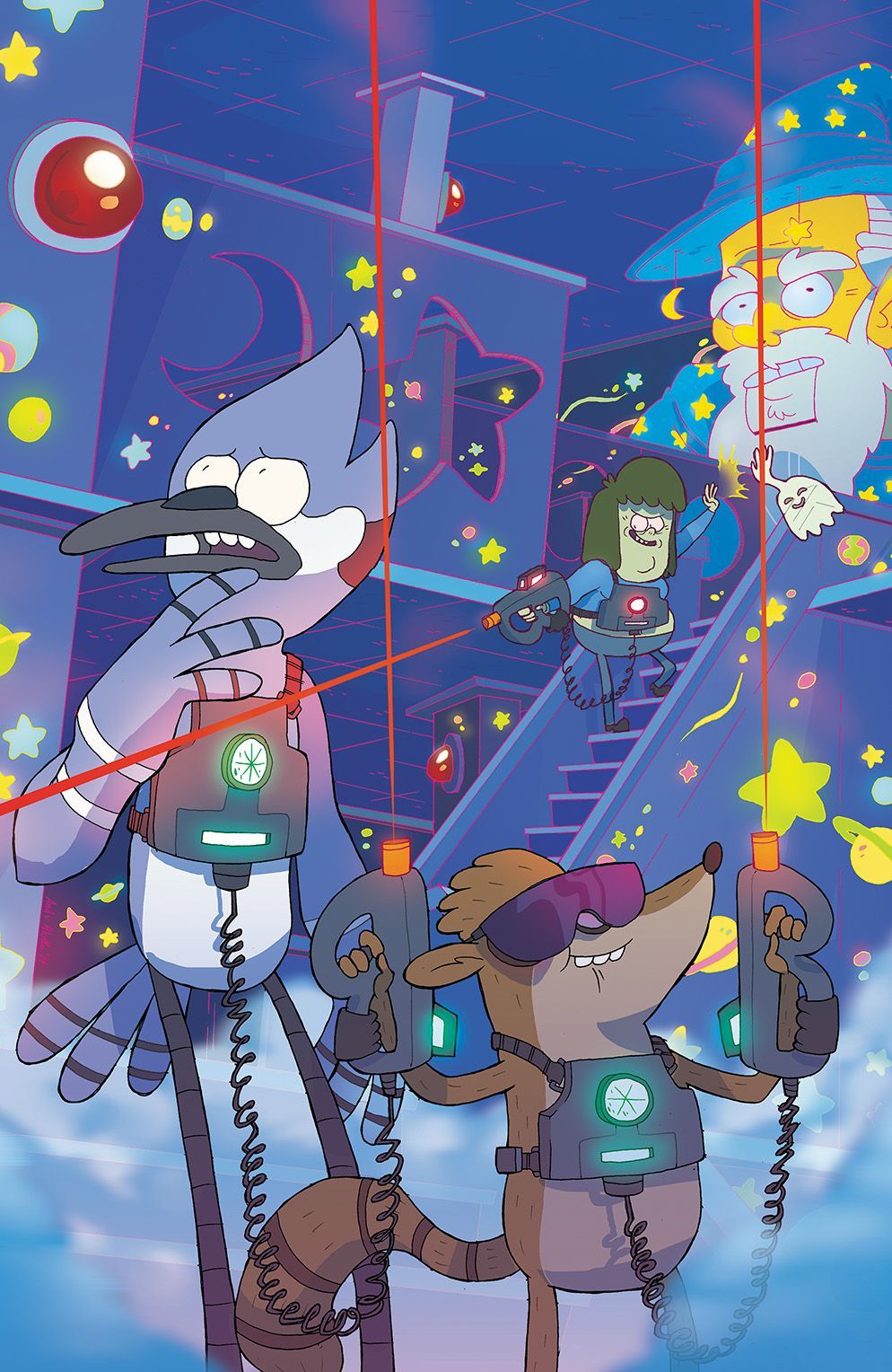 Laser Tag with Blue J. and Raccoon. Apenas um show, Foto de palhaço, Wallpaper desenho