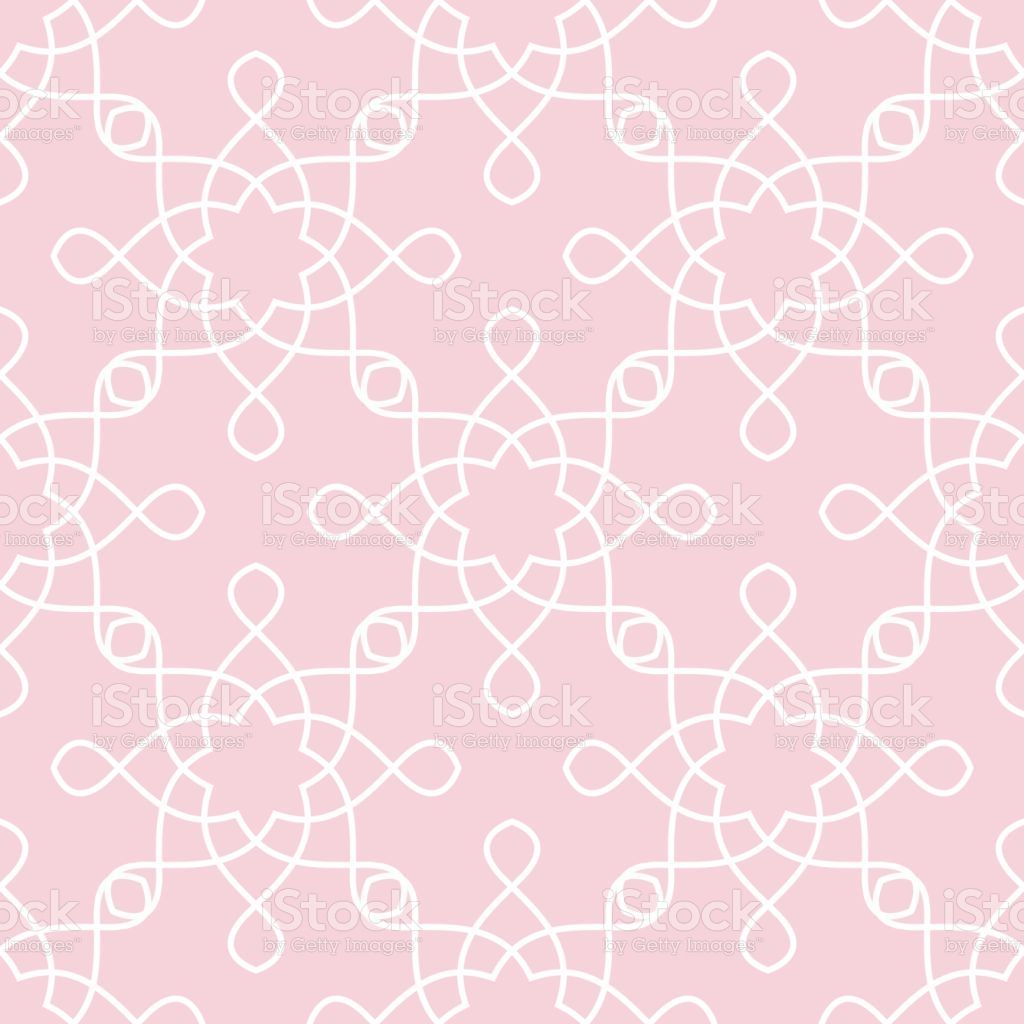 Geometric Pattern For Wallpaper Pale Pink Seamless Background Stock Illustration Image Now