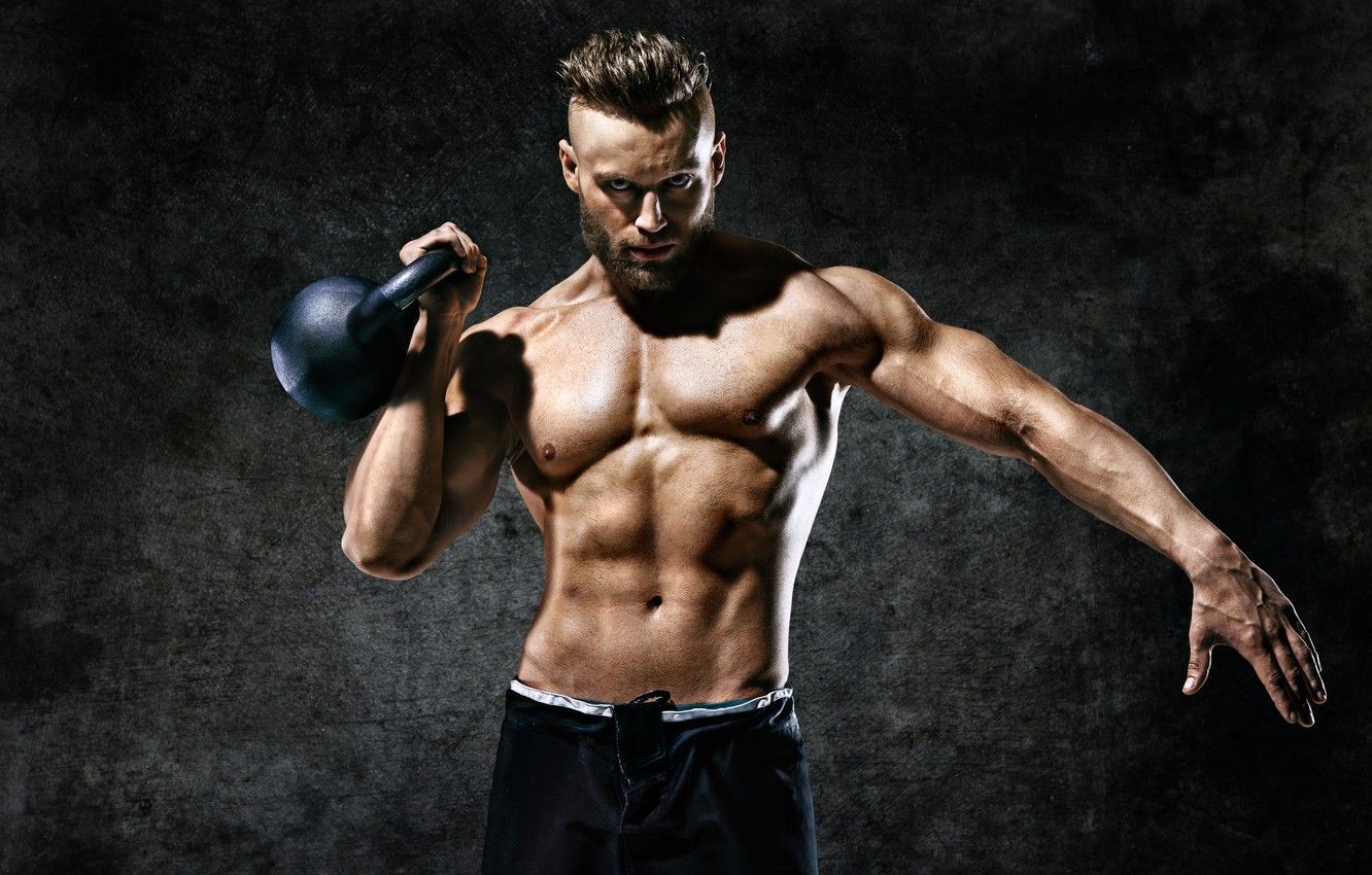 Photo Wallpaper Power, Muscles, Men, Workout, Fitness