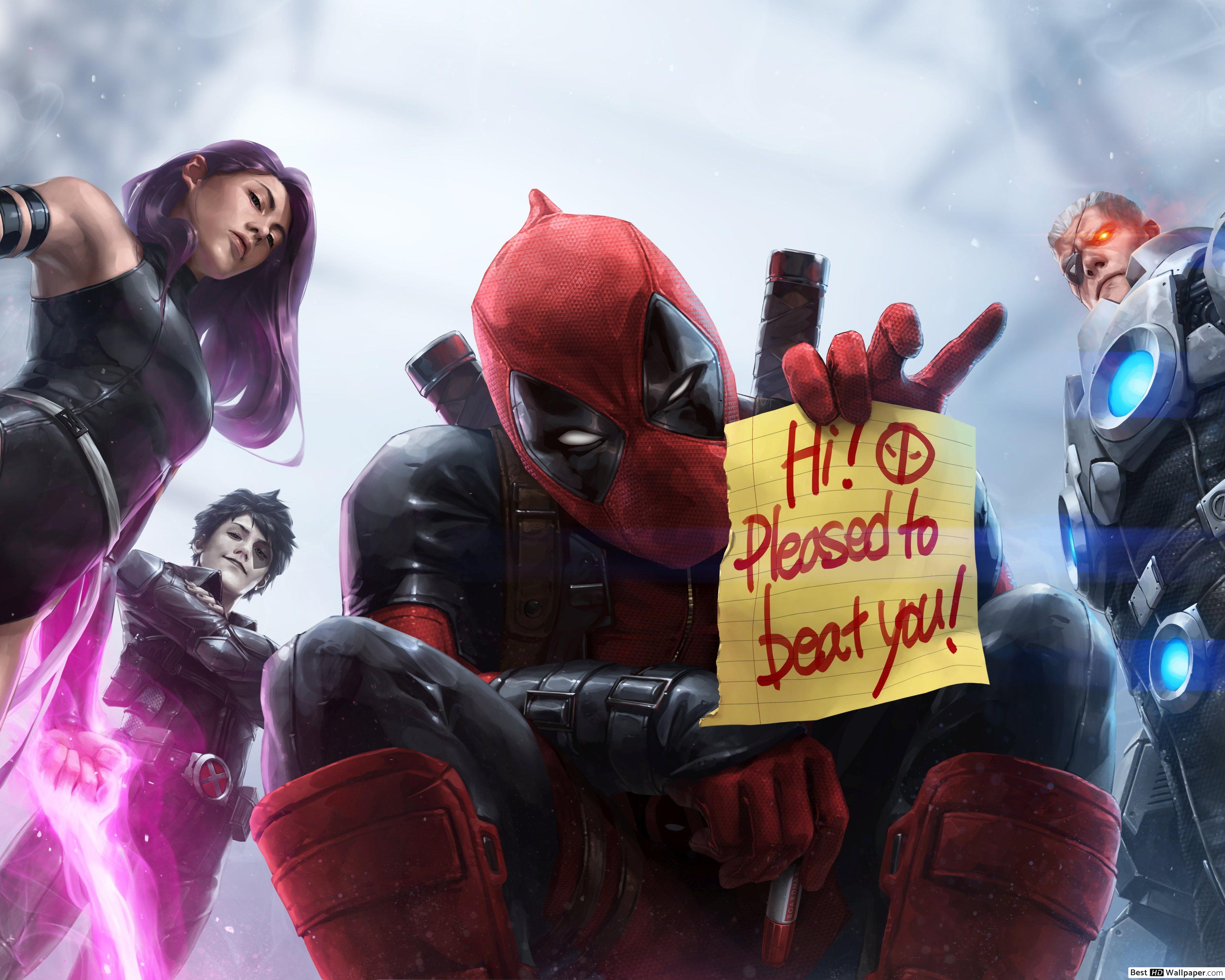Marvel: Future Fight Game With X Force Superheroes HD Wallpaper Download