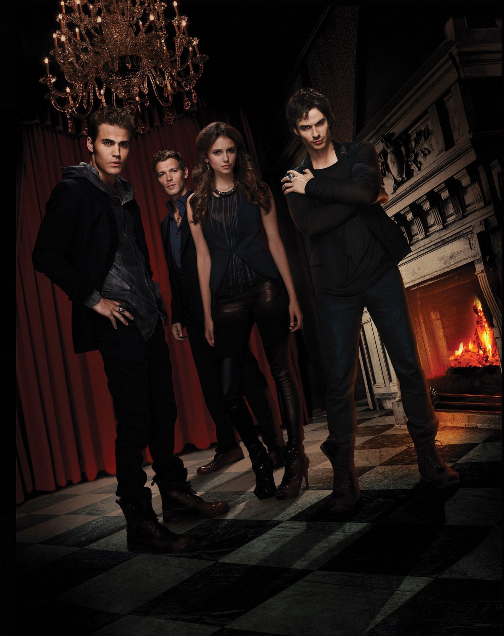 The Vampire Diaries S3 Cast: Paul Wesley Stefan Salvatore, Joseph Morgan Klaus Mikaelson, Nina Dobrev Ele. Дневники вампира, Дневники вампира актеры, Вампиры