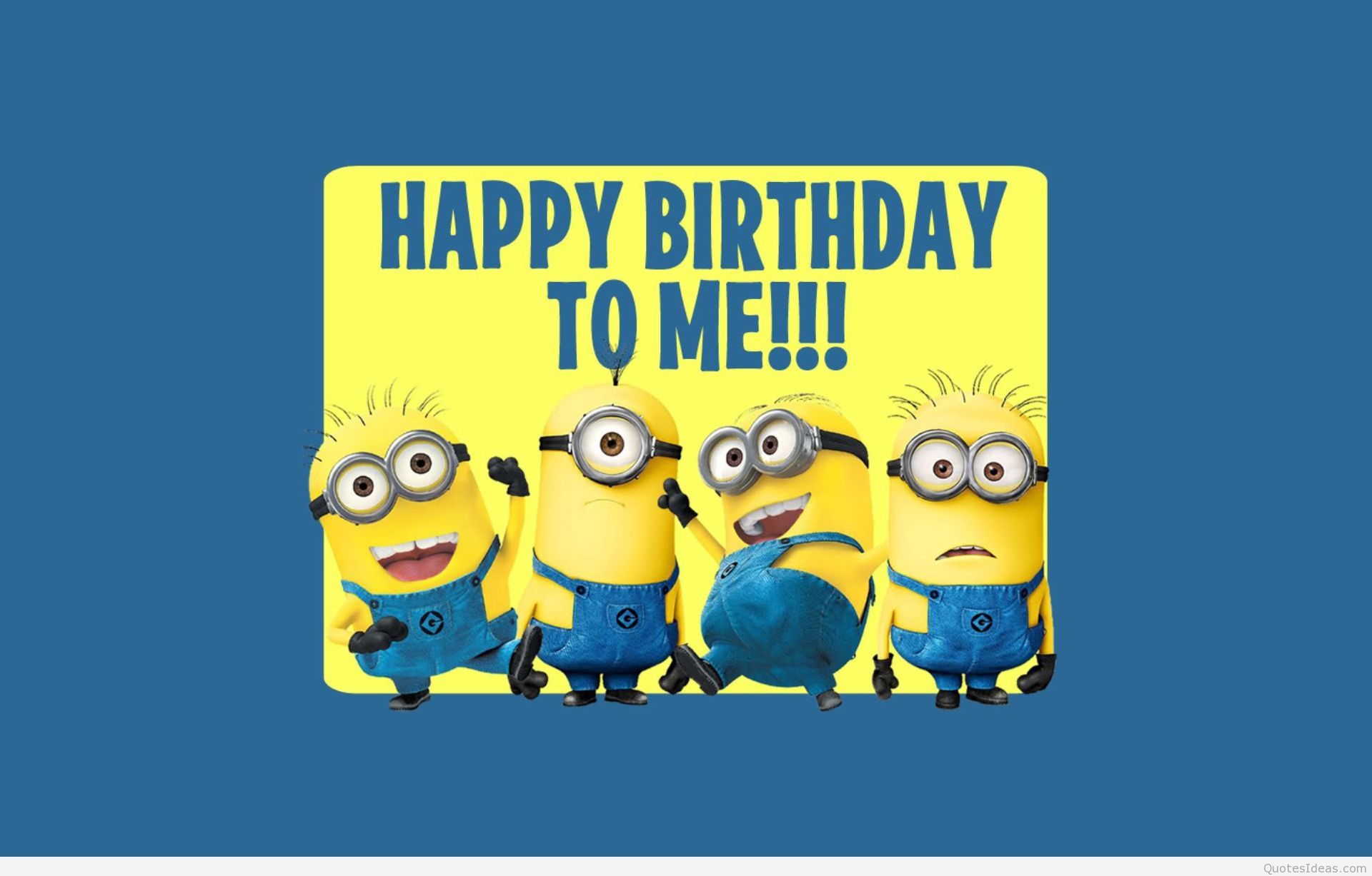 Minions background quotes and image