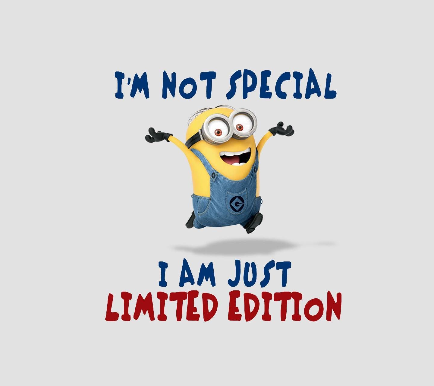 Download Limited Edition Wallpaper by DroolingOnYou now. Browse millions of popular attitu. Funny minion quotes, Minions funny, Minion jokes