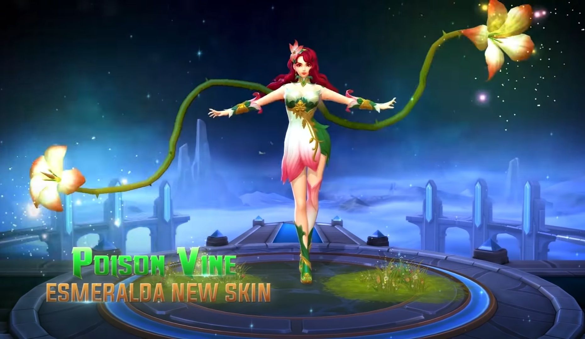 Cantiknya Efek Skin Esmeralda Mobile Legends Terbaru 'Poison Vine'