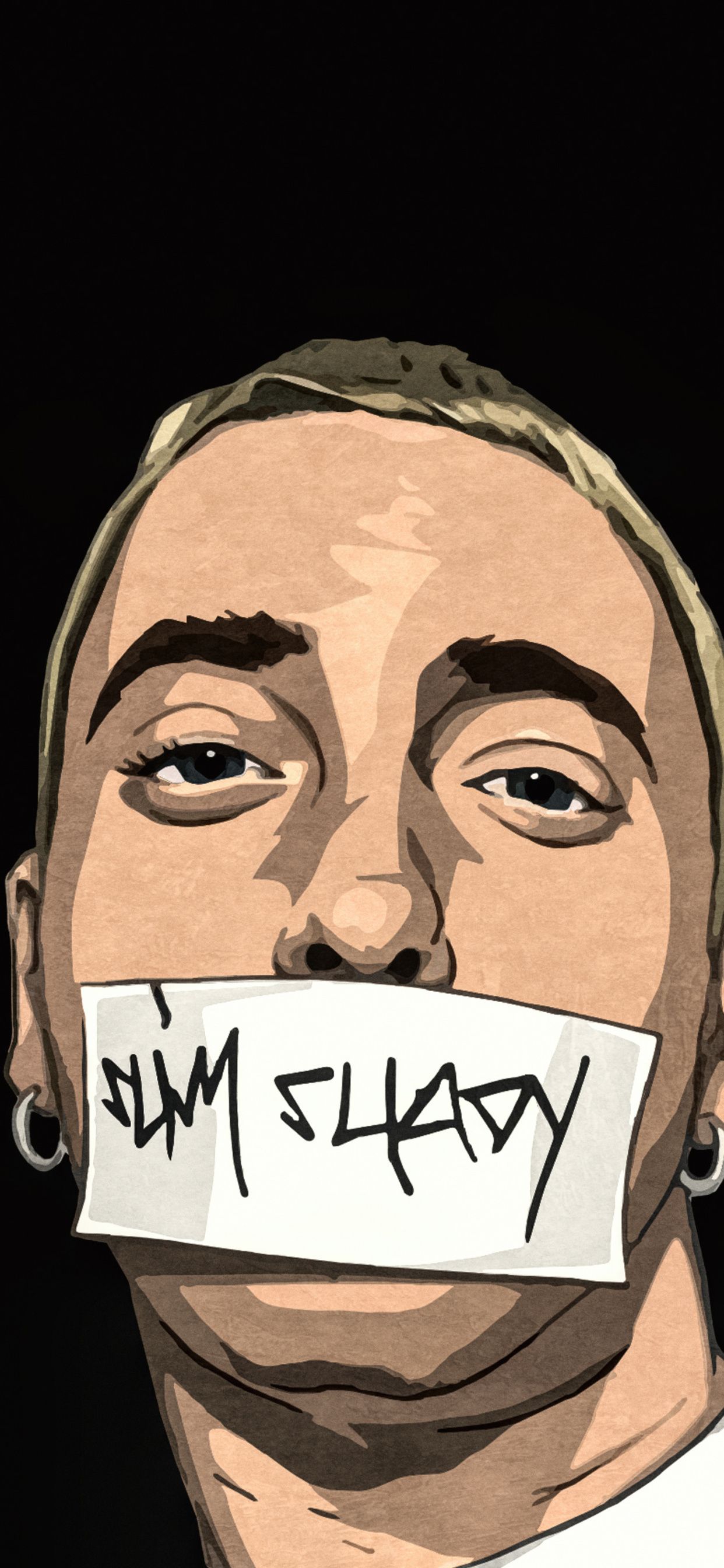 I Am Shady Eminem Art iPhone XS MAX HD 4k Wallpaper, Image, Background, Photo and Picture