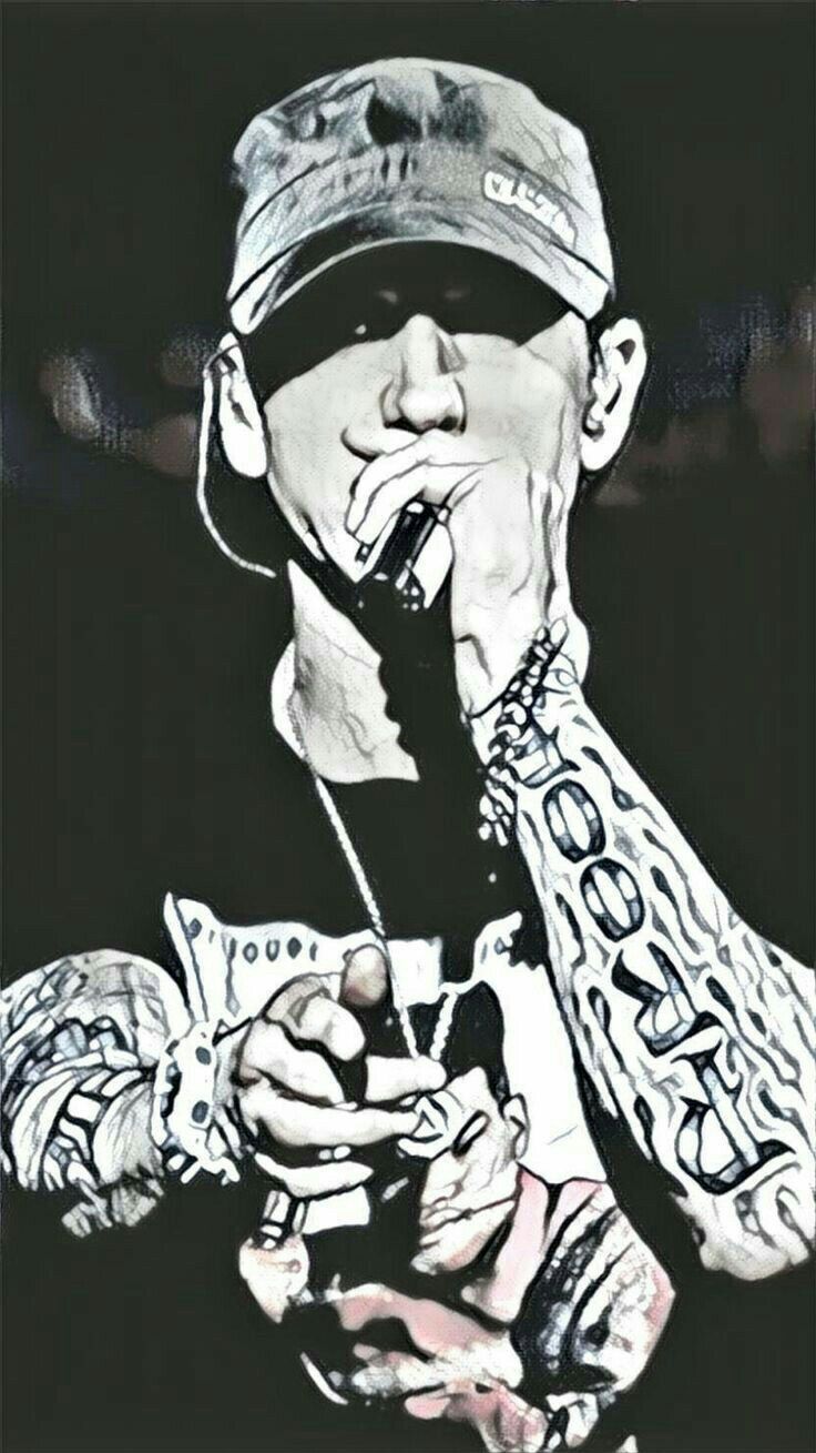 Eminem Cartoon Wallpapers - Wallpaper Cave