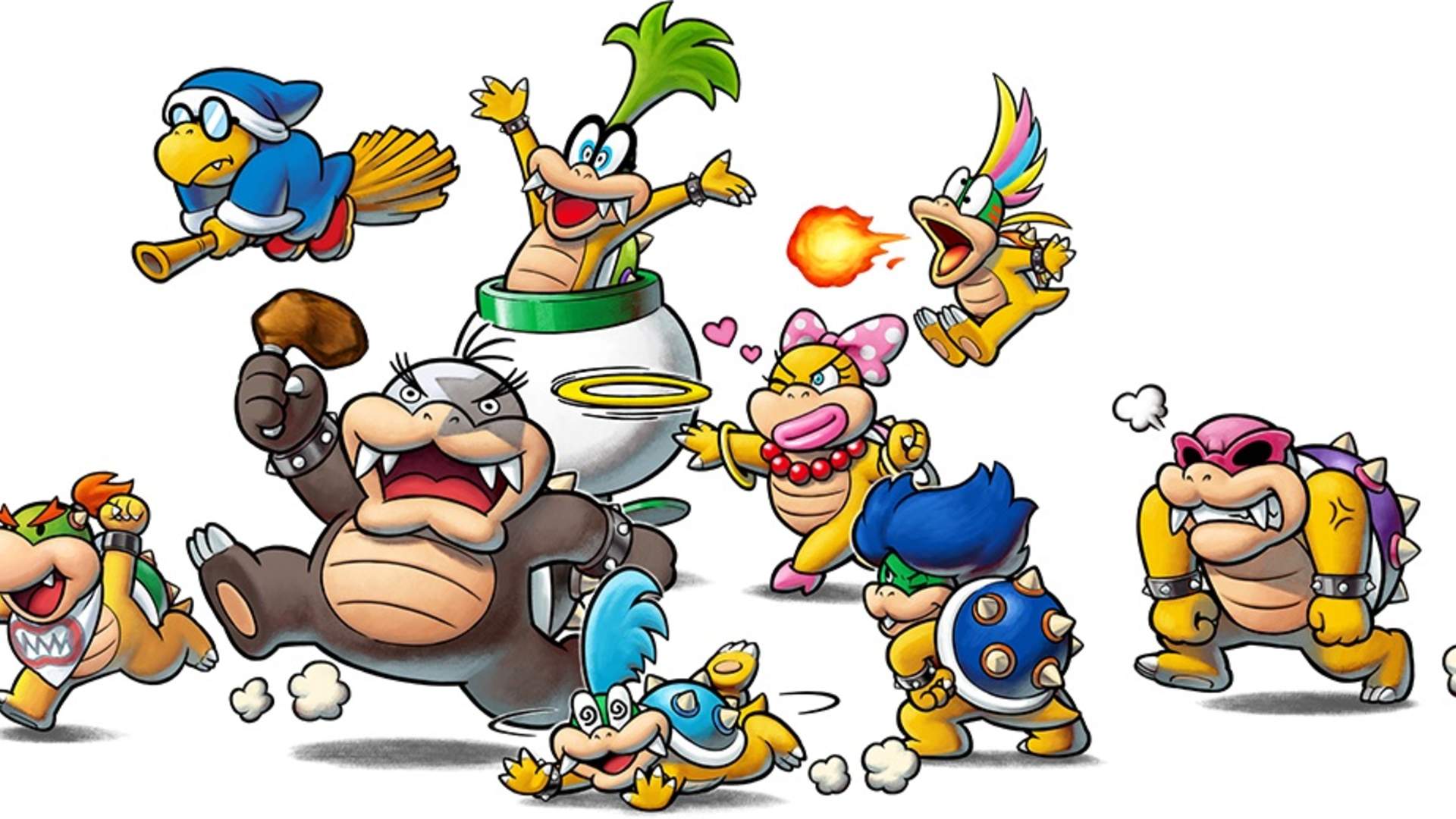 bowser and bowser jr wallpaper