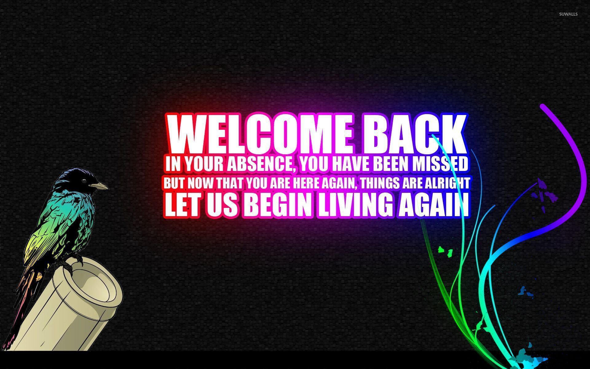 Welcome Back Wallpaper Free Welcome Back Background