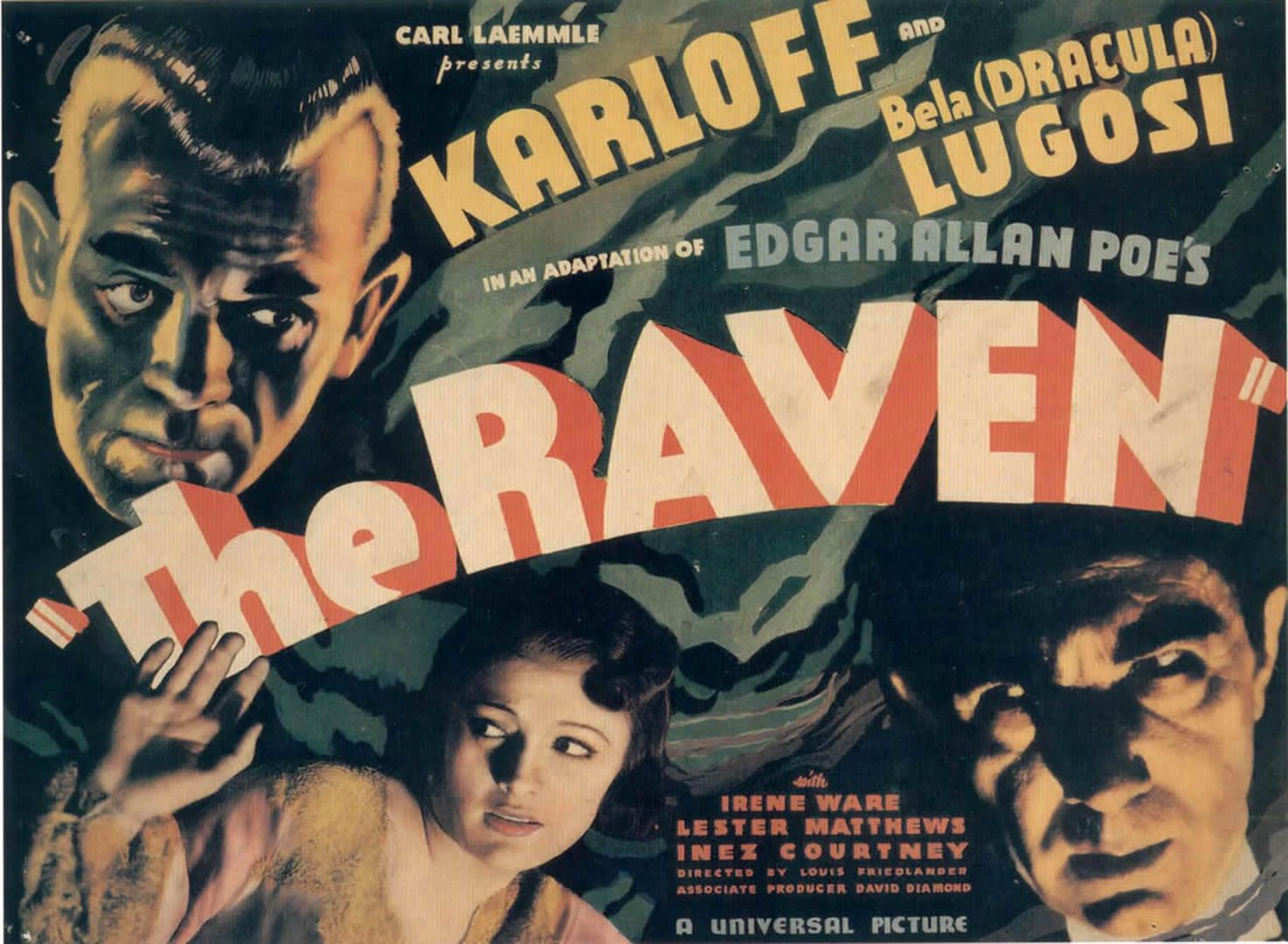 THE RAVEN 1930s Movie Posters