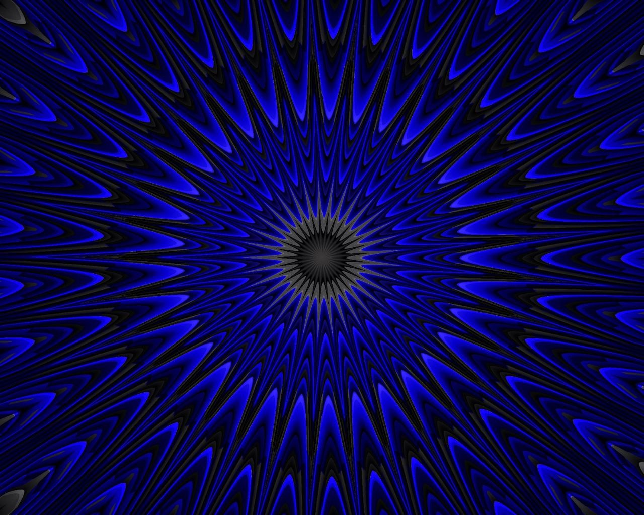Download Blue circles, fractal, mandala, art wallpaper, 1280x Standard 5: Fullscreen