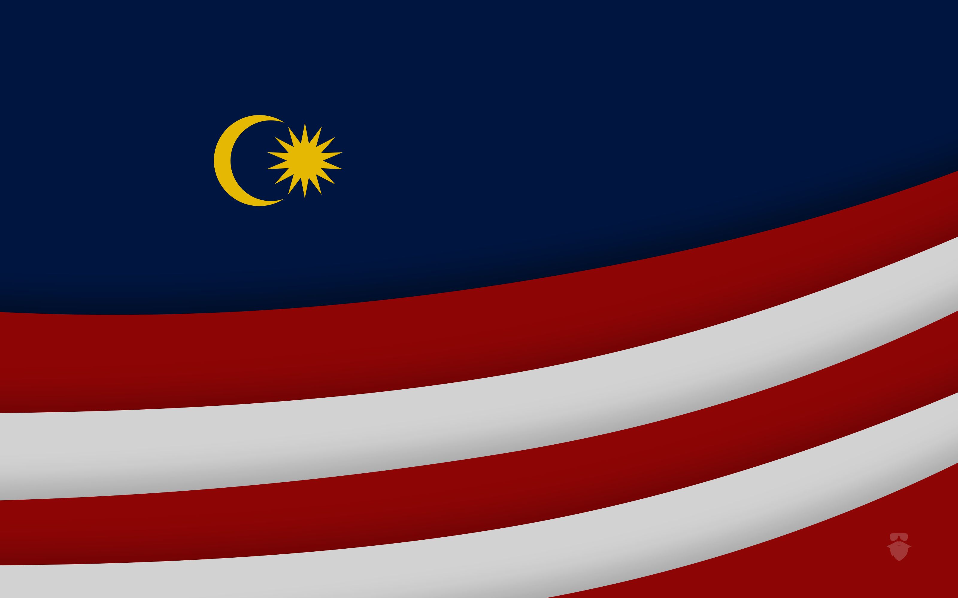 Wallpaper Malaysian Flag Desk