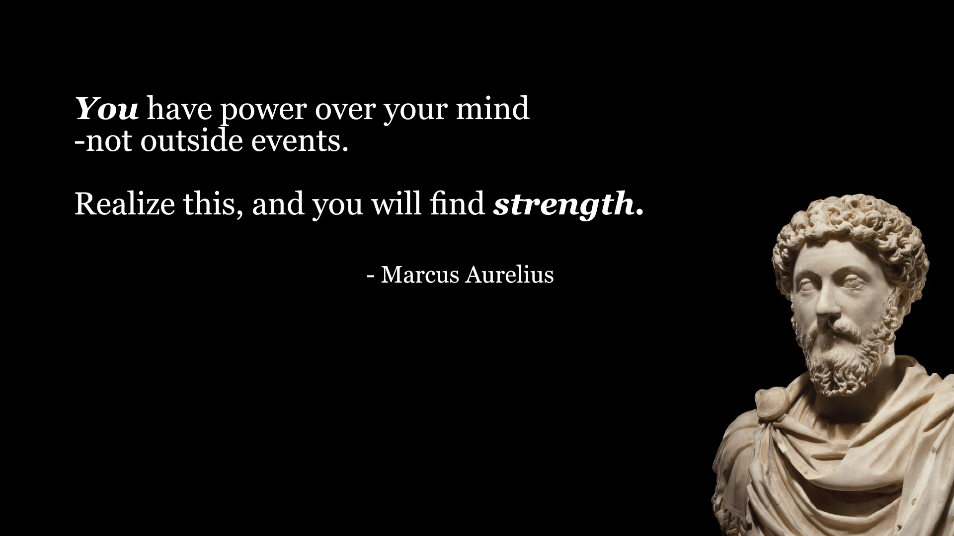 Wallpaper Marcus Aurelius  an image of the Equestrian Statue and a Bust  from the Glyptothek in Munich 1920x1080  rStoicism