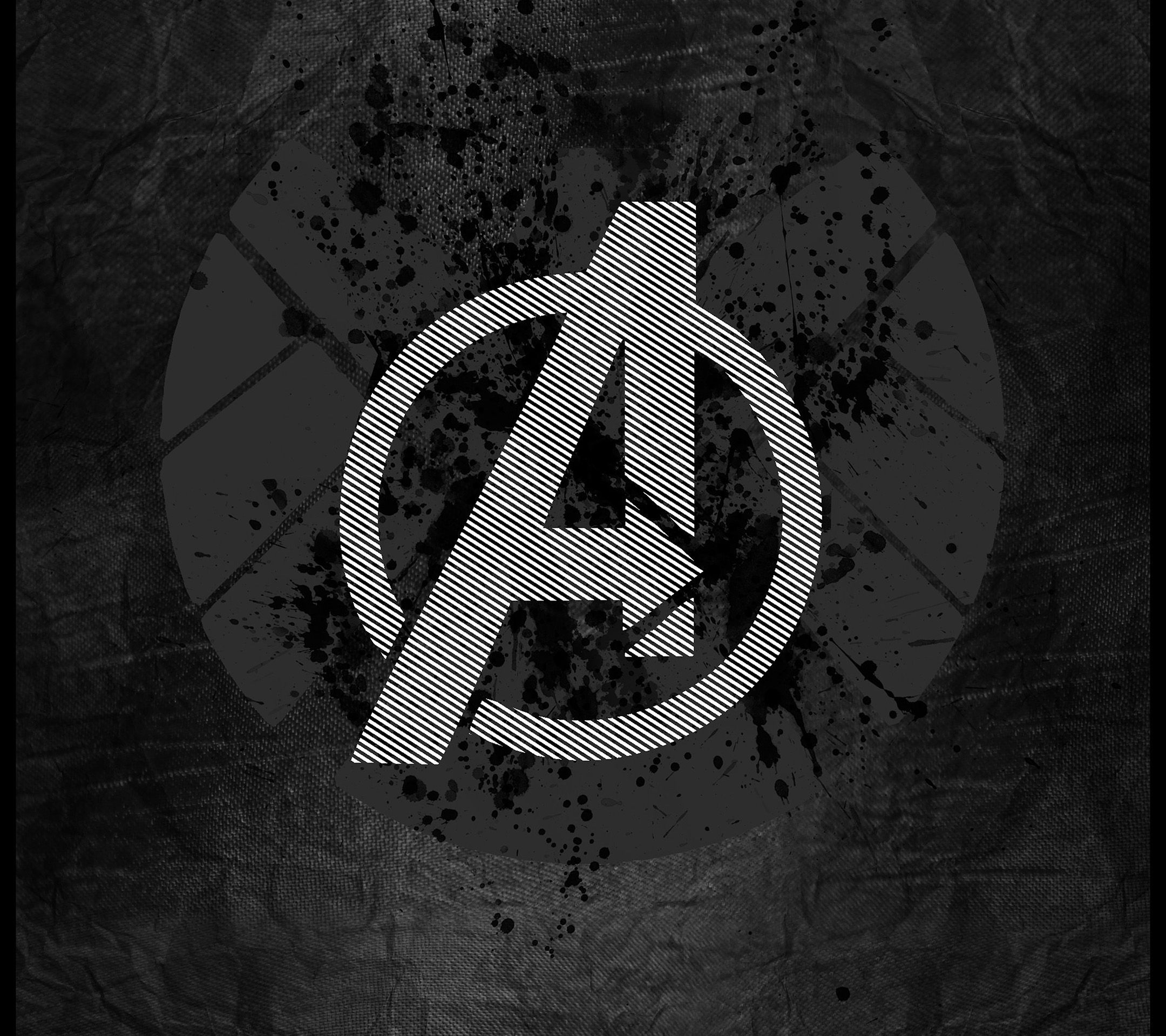 Avengers Logo Art Hero Dark. Avengers Logo, Marvel Iphone Wallpaper, Avengers Wallpaper