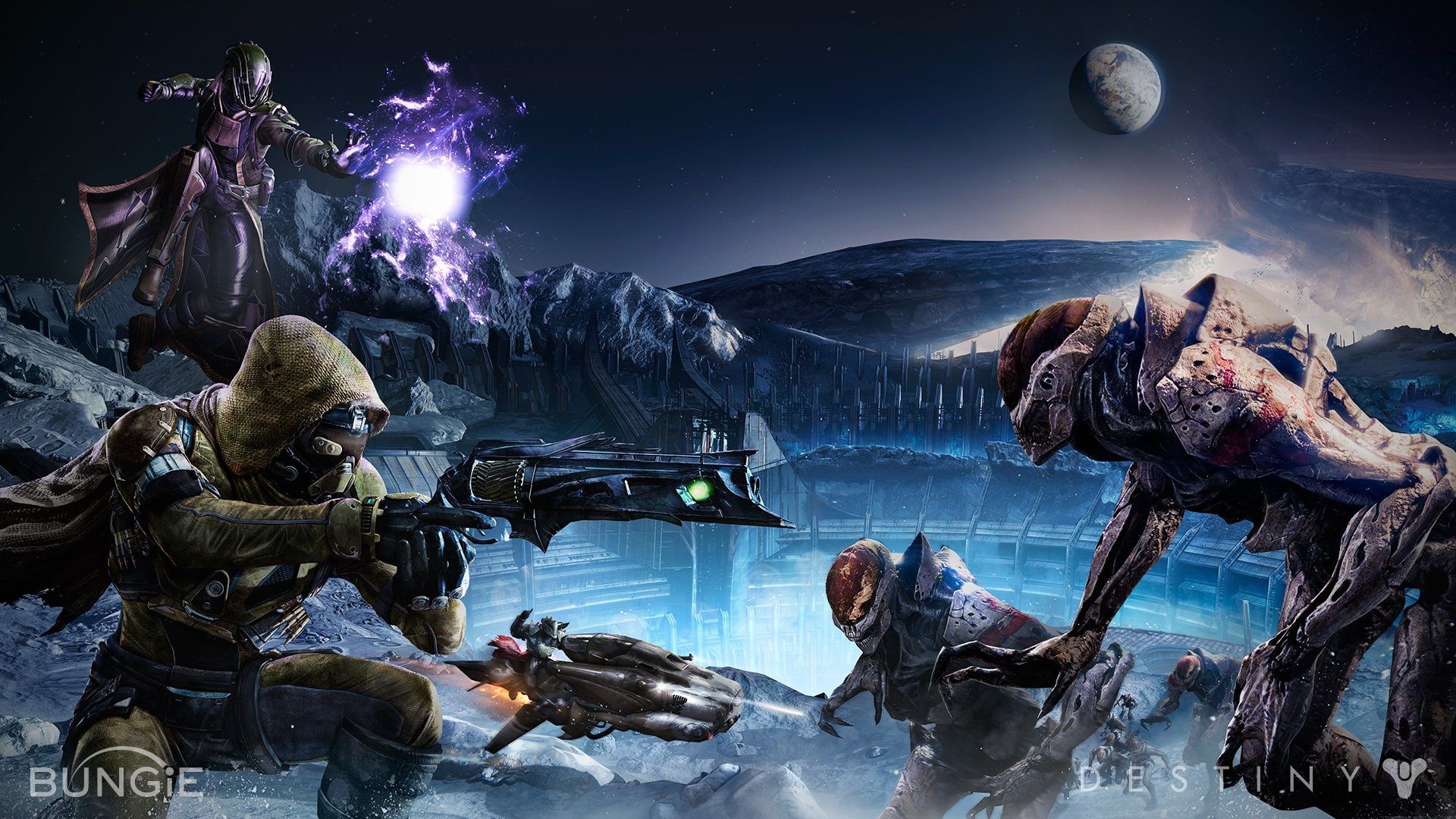 Wallpaper Destiny, soldiers, alien, games 1920x1080 Full HD 2K Picture, Image