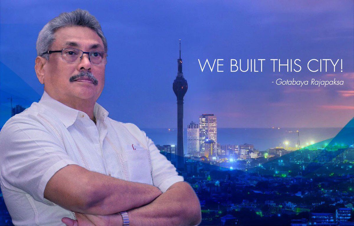 Gotabaya Rajapaksa ended the war, we focused on rebuilding and beautifying our cities. Under UDA a team of professionals actioned a comprehensive plan for transforming #cmb