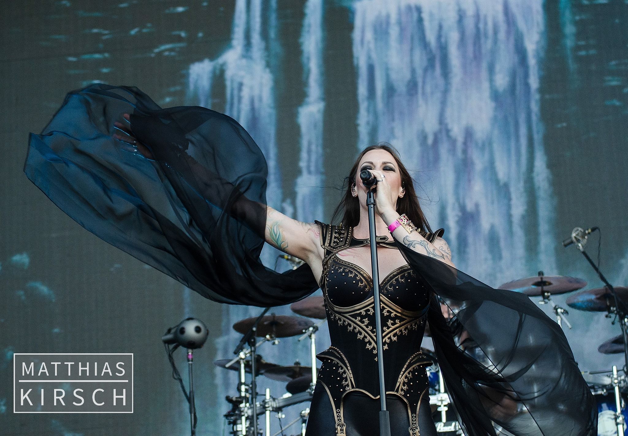 Cute Floor Jansen live with Nightwish in Wacken Open Air 2018 Tour - Rock festivals, Symphonic metal