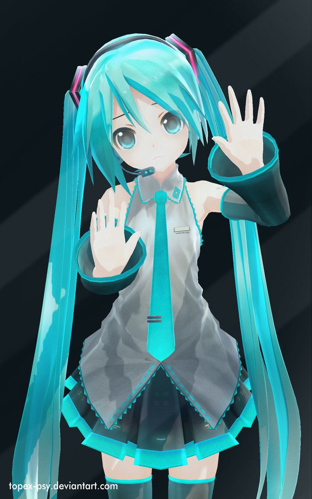 Free download MMD Hatsune Miku Let Me Out Android Wallpapers by topex psy on [1024x1638] for your Desktop, Mobile & Tablet