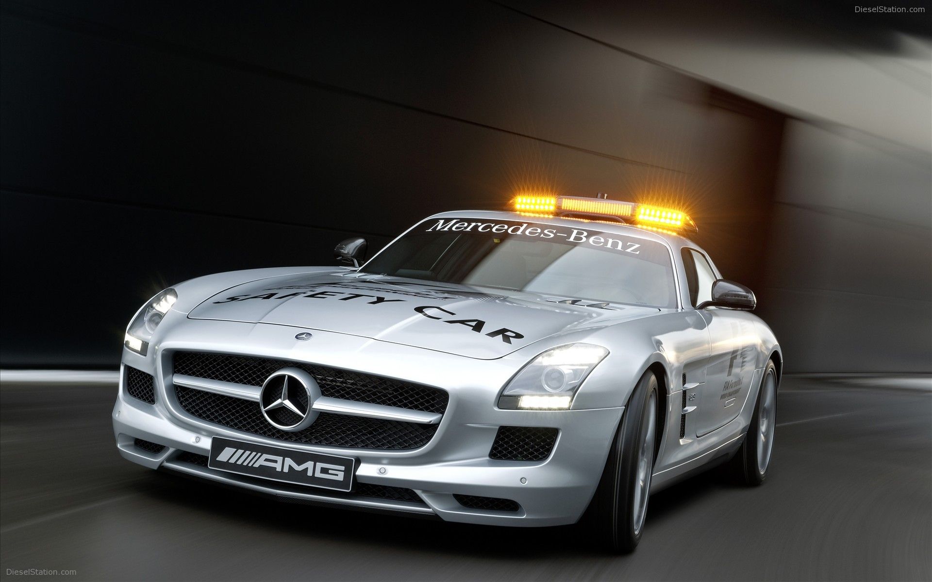 Mercedes Benz SLS AMG F1 Safety Car 2010 Widescreen Exotic Car Wallpaper Of 28, Diesel Station