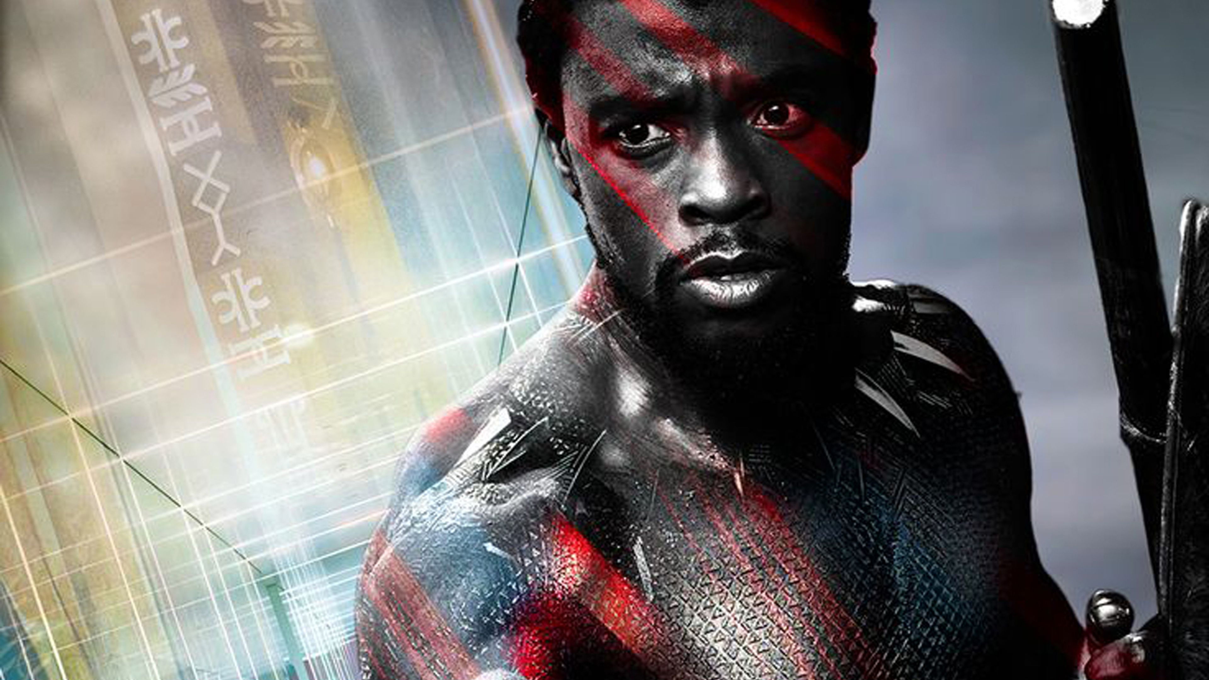 Chadwick Boseman As Black Panther 2018 Movie 4K Wallpaper, HD Movies 4K Wallpaper, Image, Photo and Background