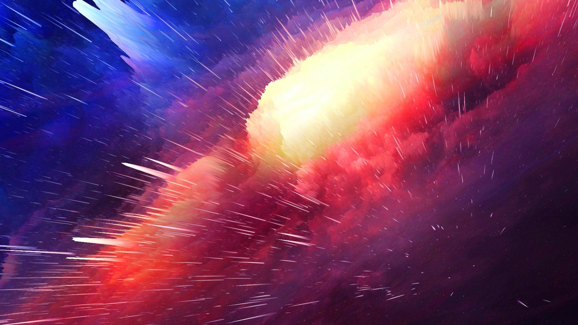 galaxy, Explosion, Colorful Wallpaper HD / Desktop and Mobile Background