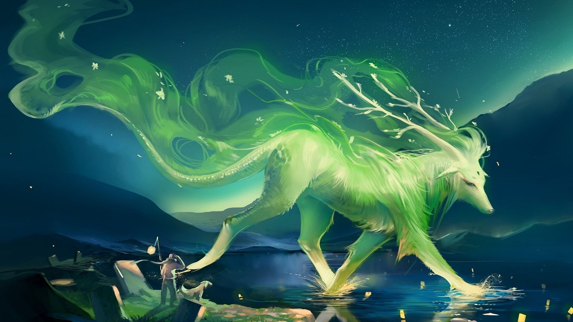 Fantasy Anime For Wallpaper. Mythical creatures, Fantasy creatures, Monster artwork