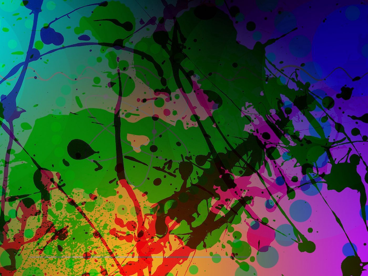 Download wallpaper 1400x1050 abstract, colorful, blur standard 4:3 HD background