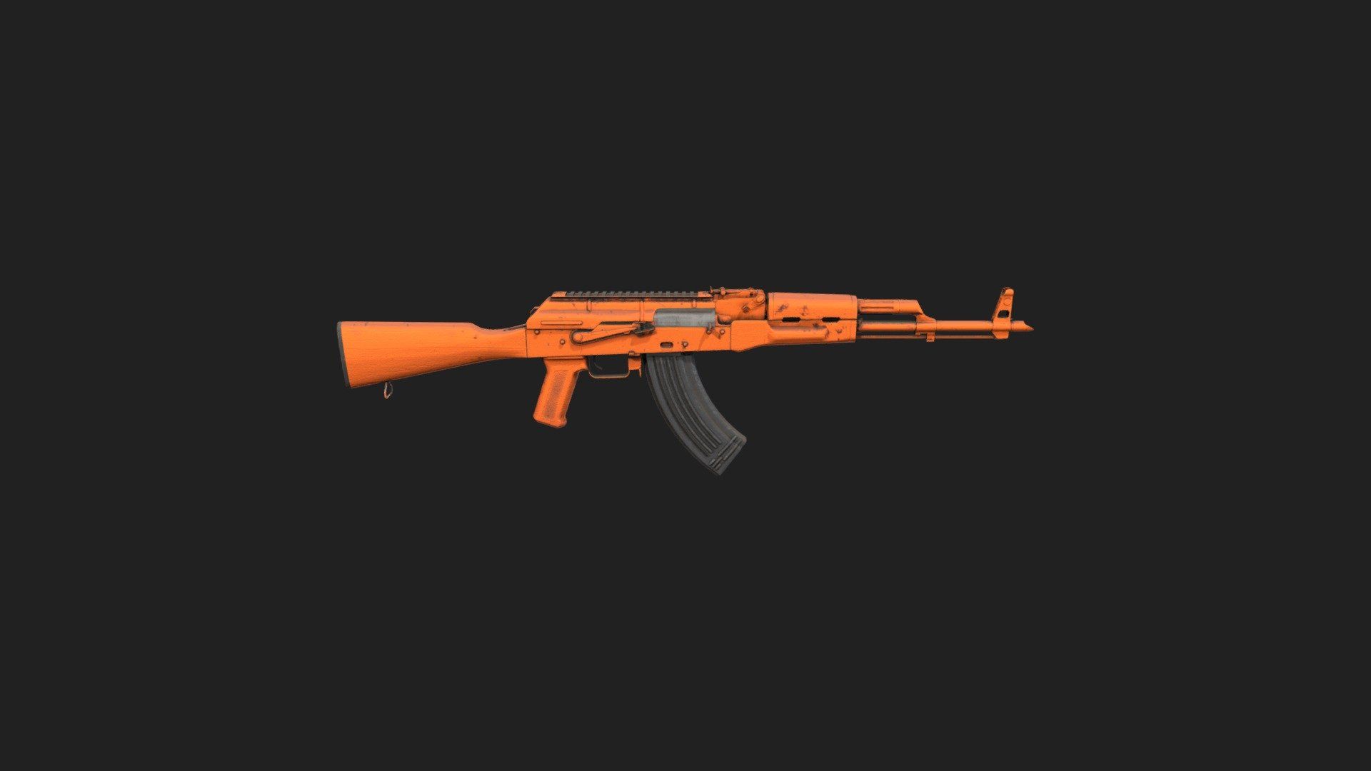 Orange AKM. GOATGUNS. Greatest of All Time Guns