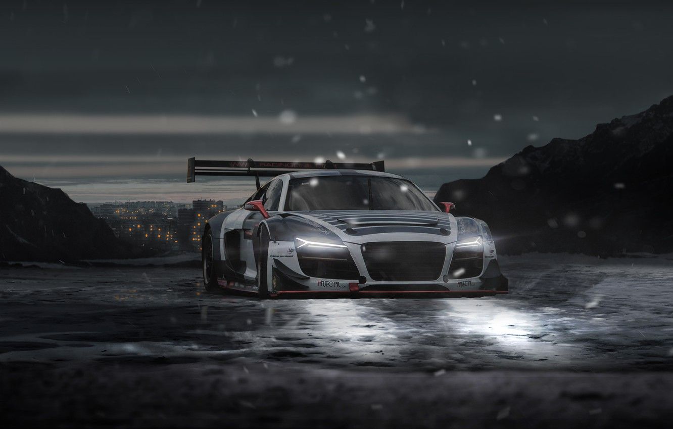 Wallpaper Photohop CC, WCP, VIRTUAL TUNING, CAR ART image for desktop, section игры