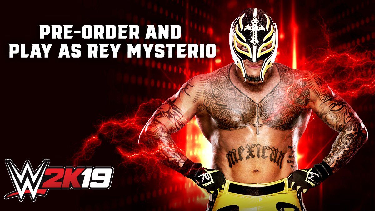 WWE 2K19: Rey Mysterio Announced As Pre Order Bonus! 2K19 Coverage & Updates