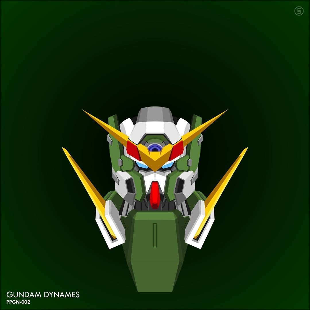 Gundam #vector #mobilesuit #mecha #plamo #dynames Gundam Dynames PPGN 002. Alam, Mainan, Mobil