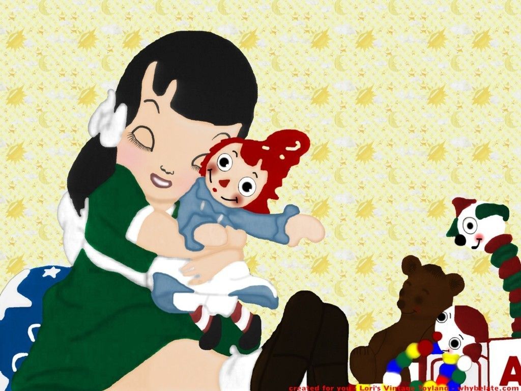Raggedy Ann and Andy, Wallpaper Ann and Andy Wallpaper
