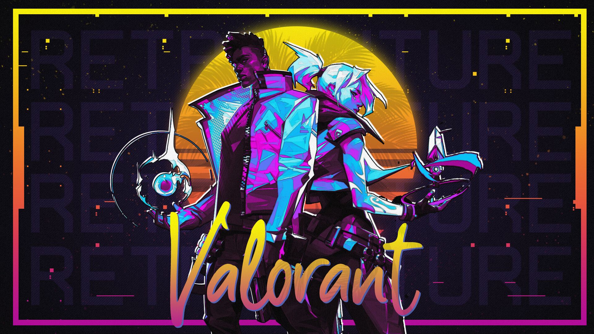 Steam Workshop::Valorant Phoenix Neon Animated Wallpaper