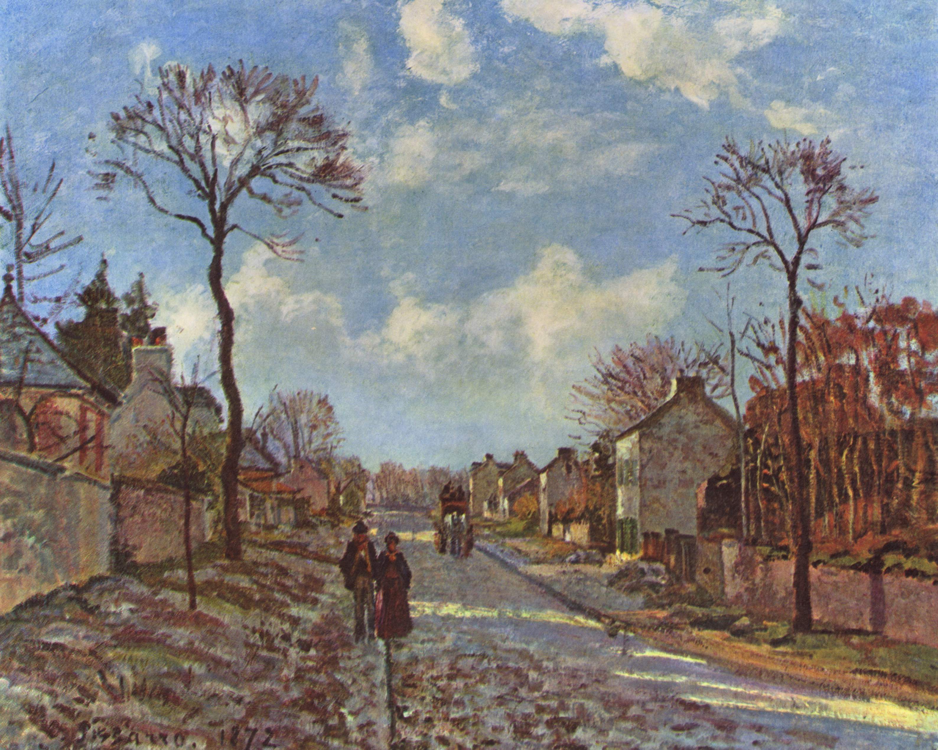 Camille Pissarro route de Louveciennesée d'
