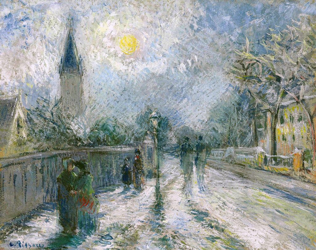 All Saints' Church. Camille pissarro, Camille pissarro paintings, Impressionist paintings