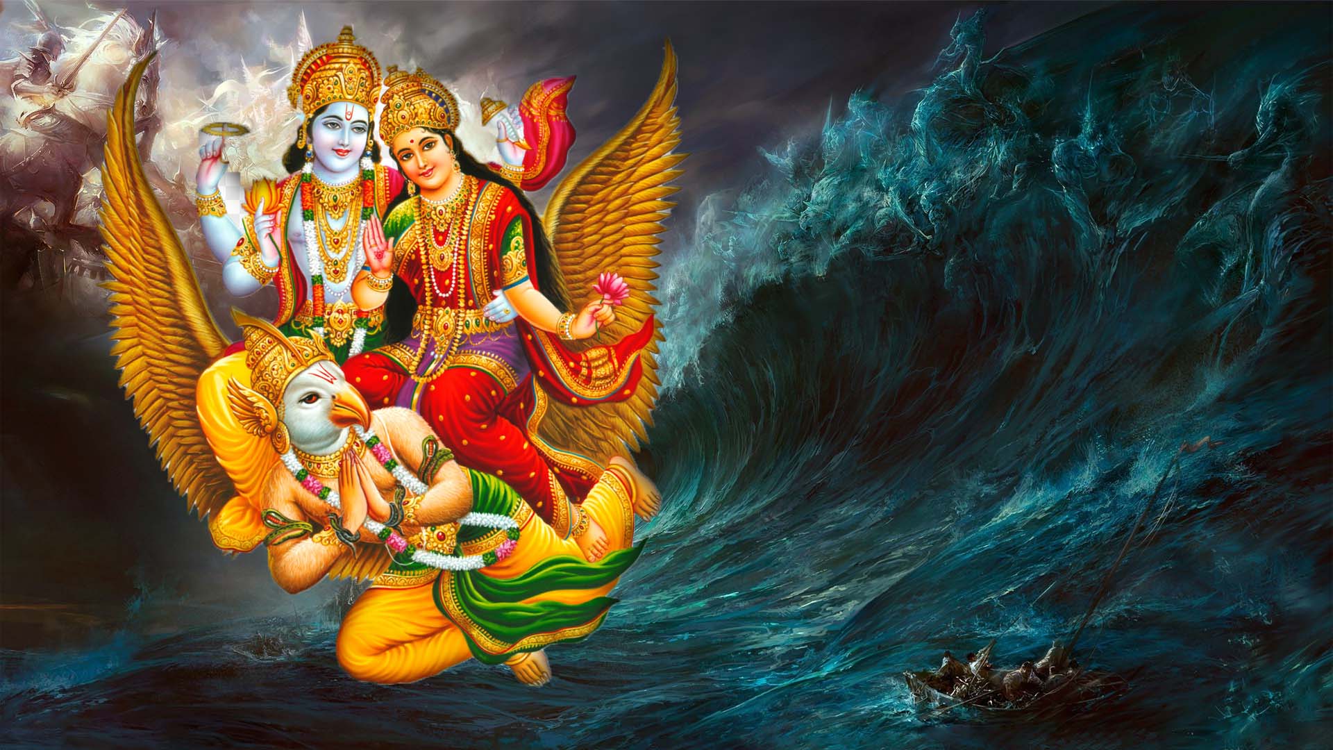 Vishnu Laxmi Wallpapers - Wallpaper Cave