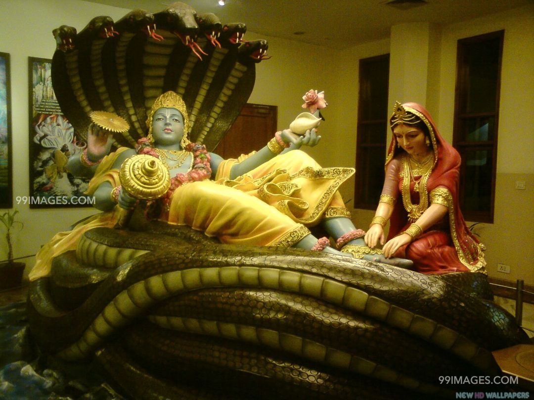 Lord Vishnu HD Image (1080p) (1080x810)