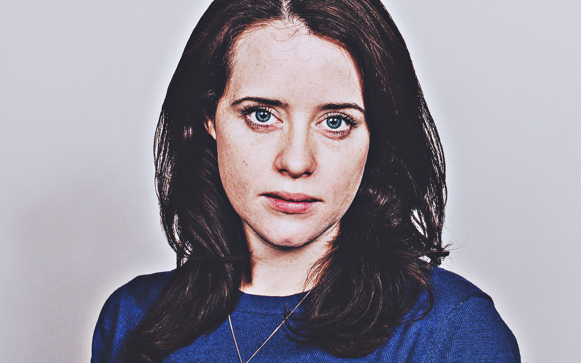 Download wallpaper Claire Foy, english actress, beauty, english celebrity, Claire Elizabeth Foy, brunette woman, Claire Foy photohoot for desktop with resolution 1920x1200. High Quality HD picture wallpaper